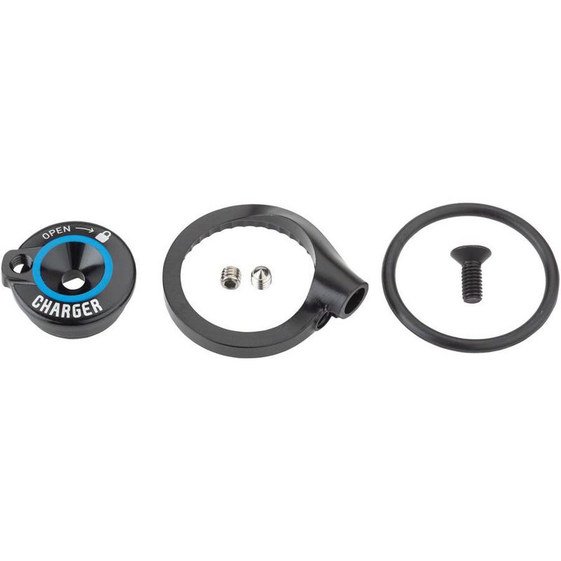 RockShox Damper Compression Adjuster Knob & External Hardware Remote 10mm, ONELOC, TWISTLOC, CHARGER RL, SID 35MM SELECT C1 , (Spool, Cable Clamp,