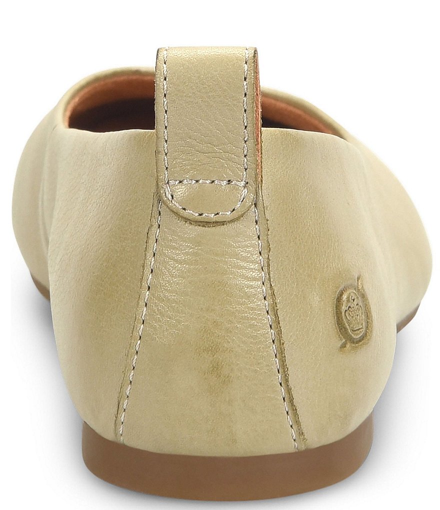 Born Beca Leather Slip-On Flats