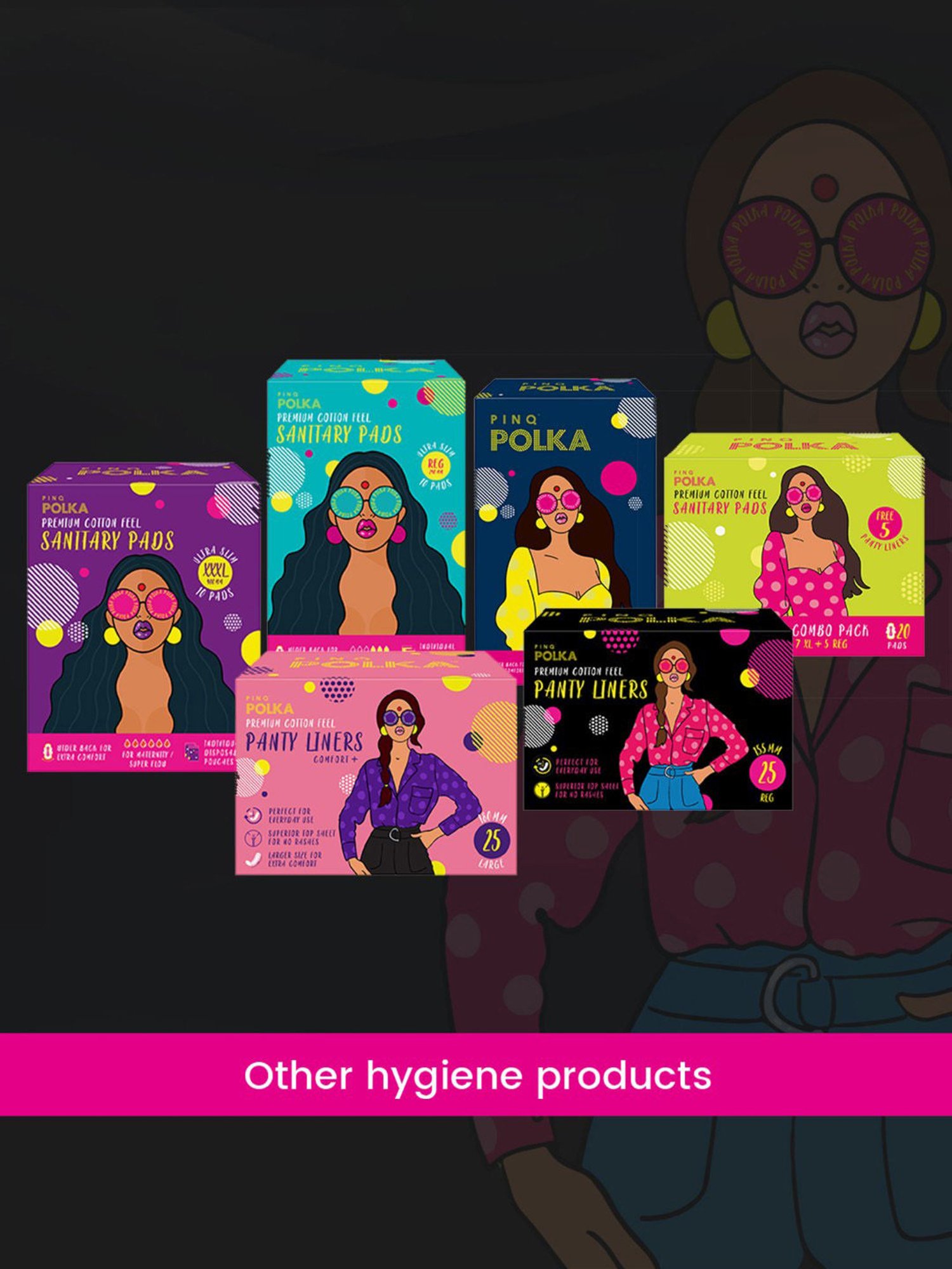 LAIQA Panty Liners (Pack of 3) XS - 60 Panty Liners