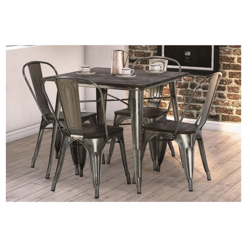 Flash Furniture Bar Height Table Base Foot Ring with 4.25'' Column Ring - 19.5'' Diameter