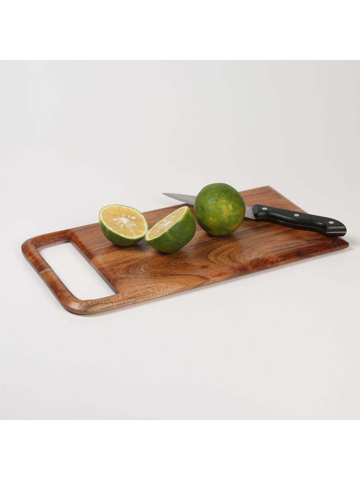 Crayton Beige & Brown Bamboo Chopping Board - Set of 1
