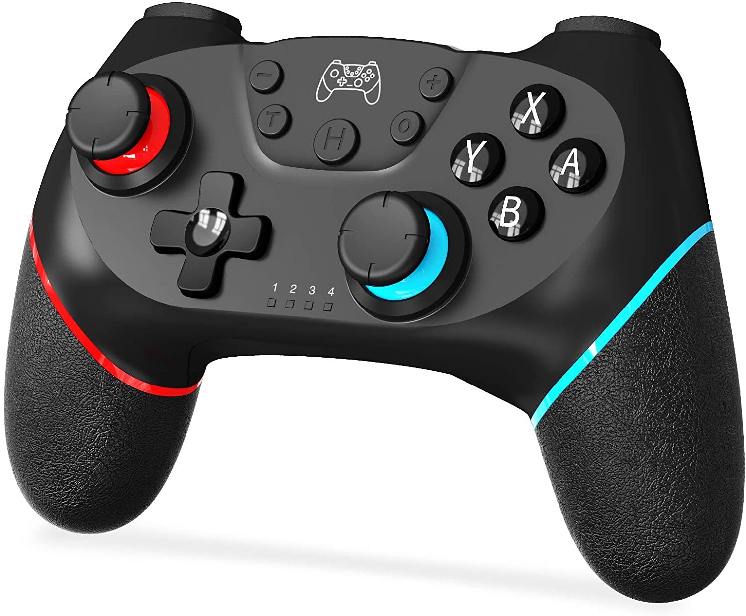 Wireless Controller for Switch/Switch Lite, Switch Pro Wireless Bluetooth Controller Joypad Remote Joycon Replacement,Wireless Switch Remote with Turbo, Motion (Red)