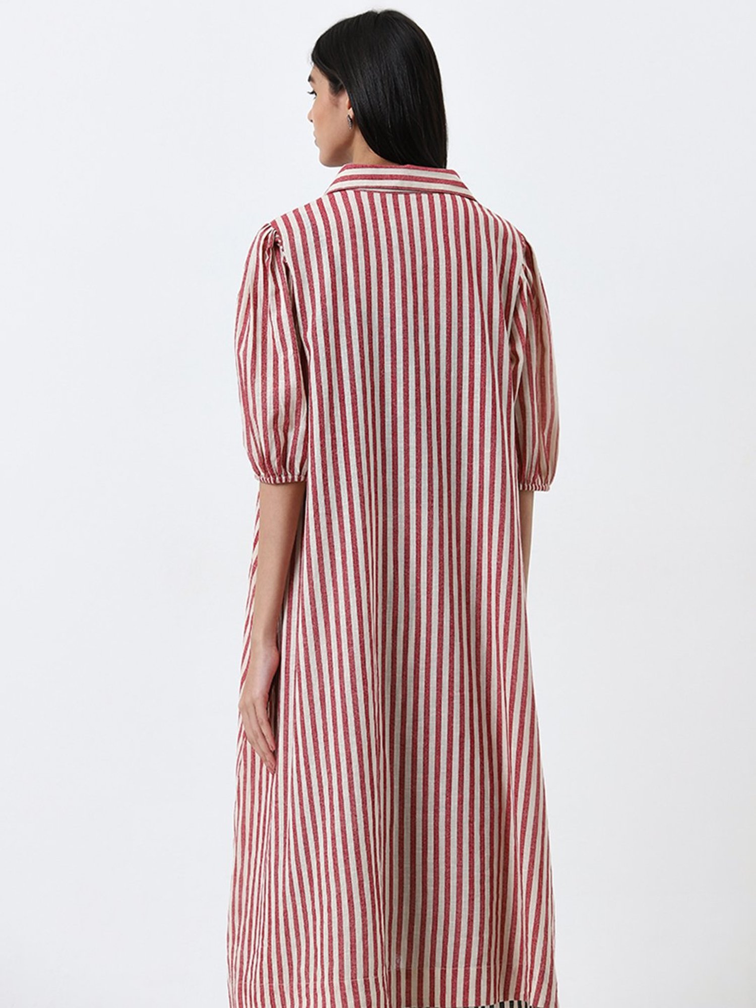 Saffron Threads Black Printed Straight Kurta