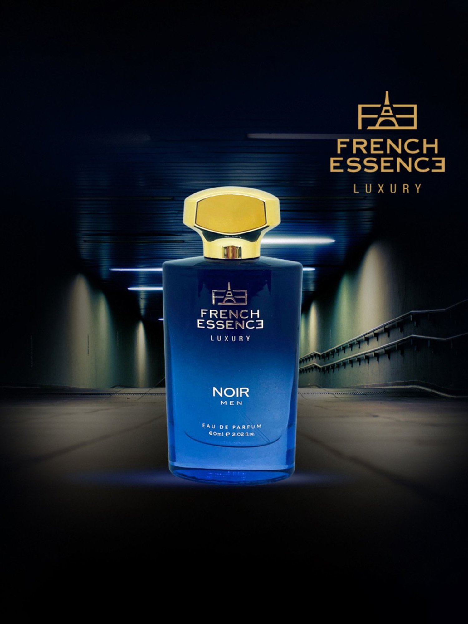 French Essence Luxury Noir Eau de Parfum for Men - 60 ml
