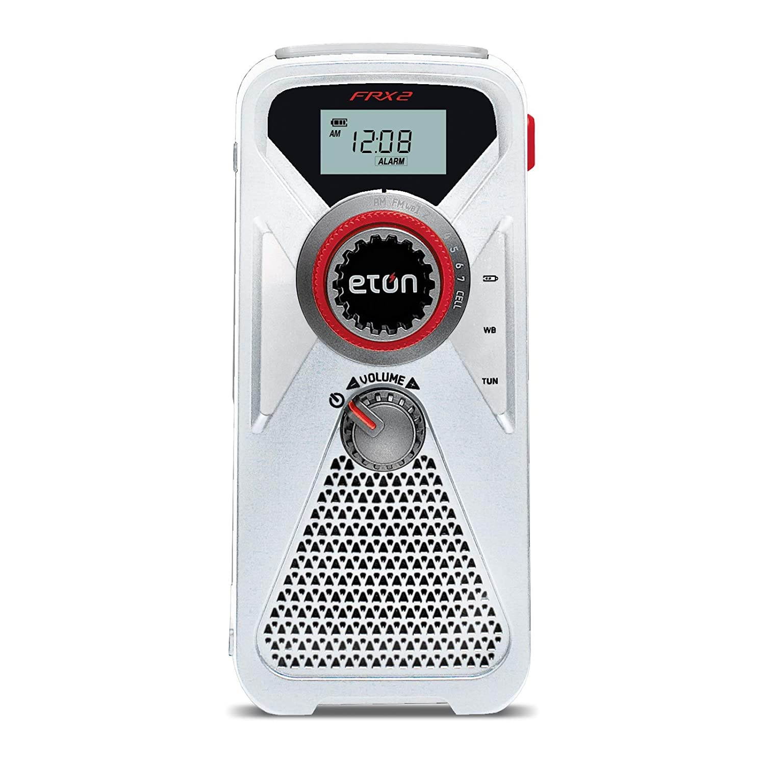 Eton Hand Turbine AM/FM/NOAA Weather Radio with USB Smartphone Charger and LED Flashlight