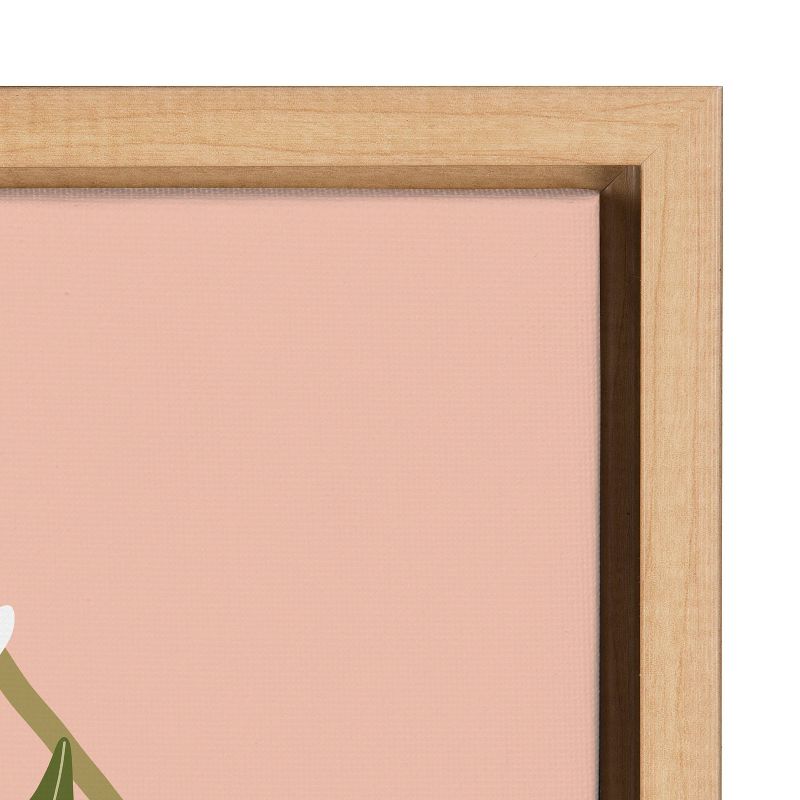 18" x 24" Sylvie 561 Lemons Framed Canvas by Mia Charro Natural - Kate & Laurel All Things Decor