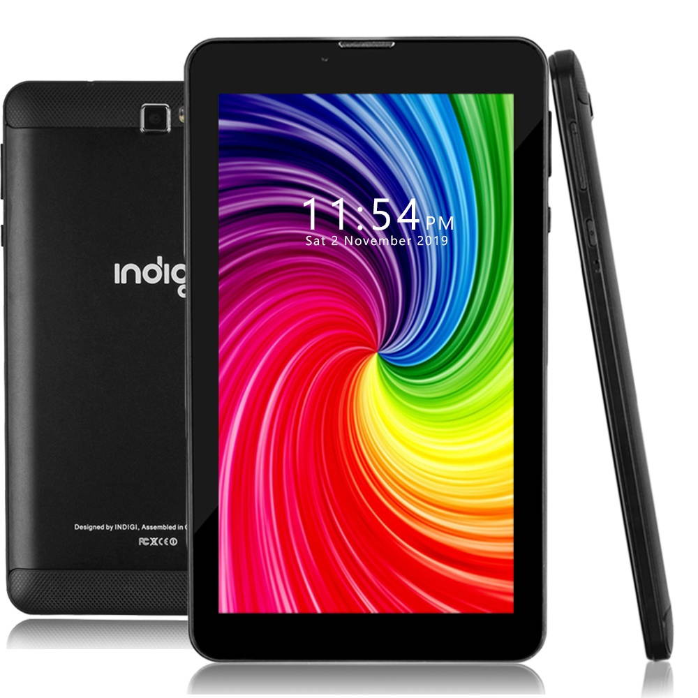 Indigi Unlocked 7.0" Tablet with Free Bluetooth headset WiFi+4G LTE Smart Phone Android 9.0 Pie- Free BH320 Bluetooth