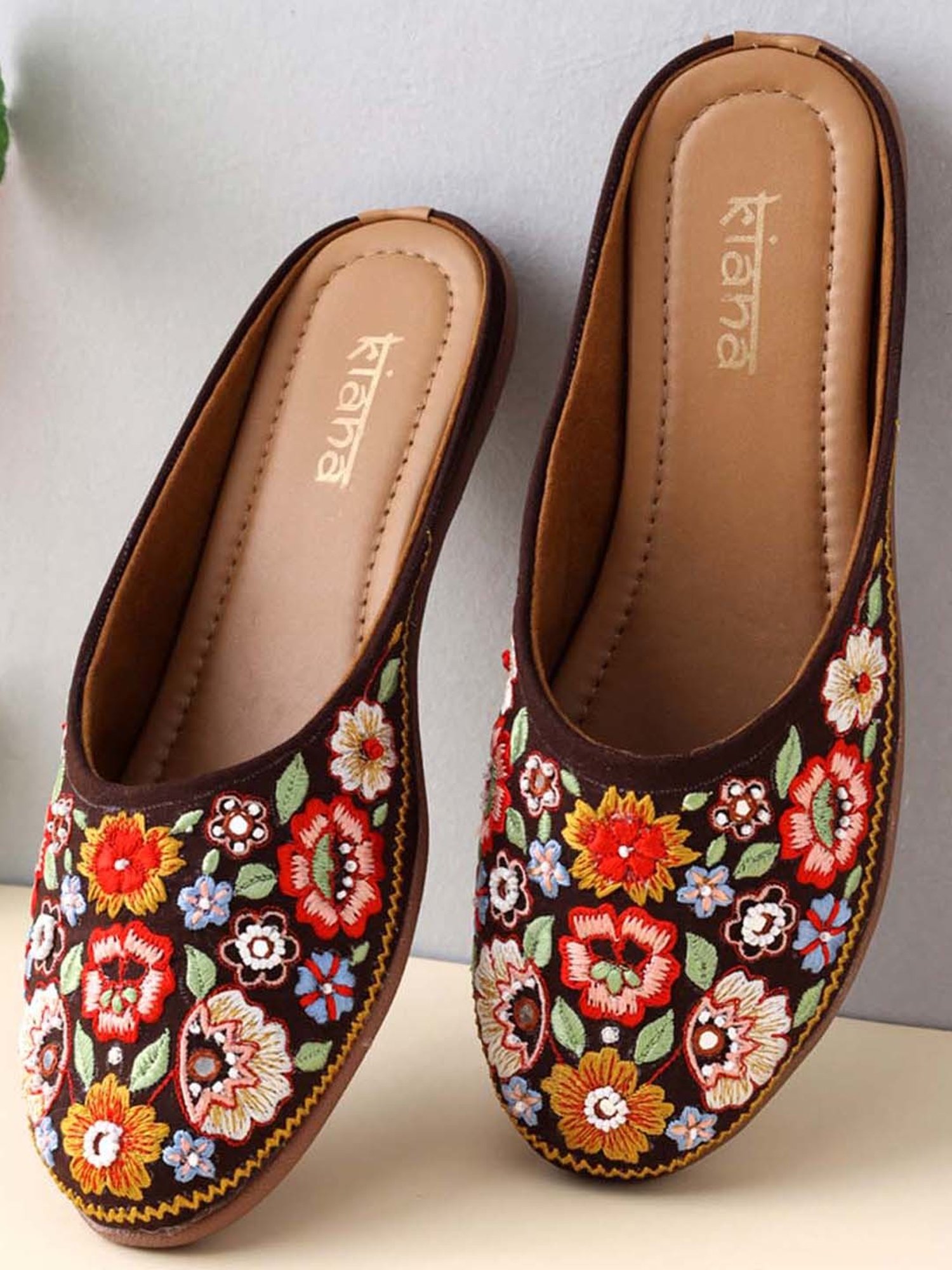 Kiana Women's Coffee Mule Shoes