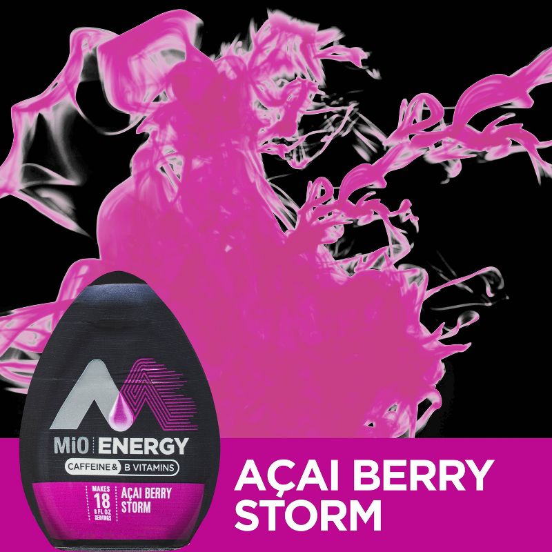 MiO Energy Acai Berry Storm Liquid Water Enhancer - 1.62 fl oz Bottle
