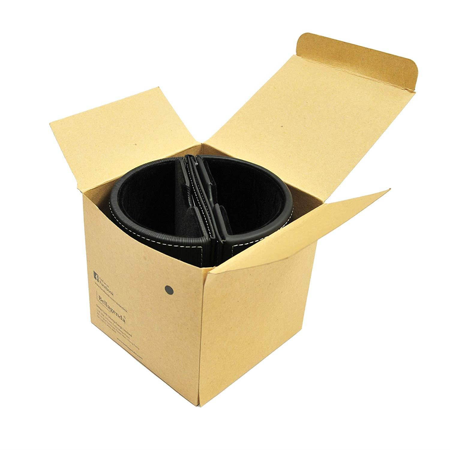 Pen Pencil Holder with Photo Frames | Desk Organizer | Desk Decoration | Multi Function Desk Stationery | Space Saver | 2 Picture Frames | Handicraft | PU Leather & Suede (Black)