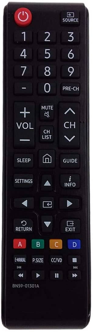 Universal Aurabeam BN59-01301A TV Remote Control Replacement for Samsung Smart 4K UDR HD LED Televisions
