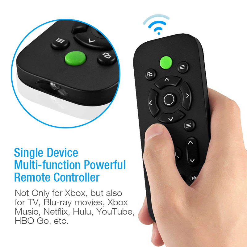 Media Remote Control for Microsoft Xbox One Console Media Remote Control for Microsoft XBOX ONE Black