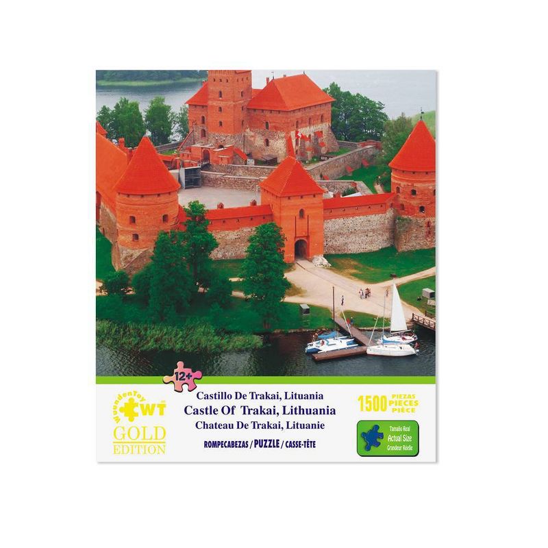Wuundentoy Gold Edition: Castle of Trakai Lithuania Jigsaw Puzzle - 1500pc