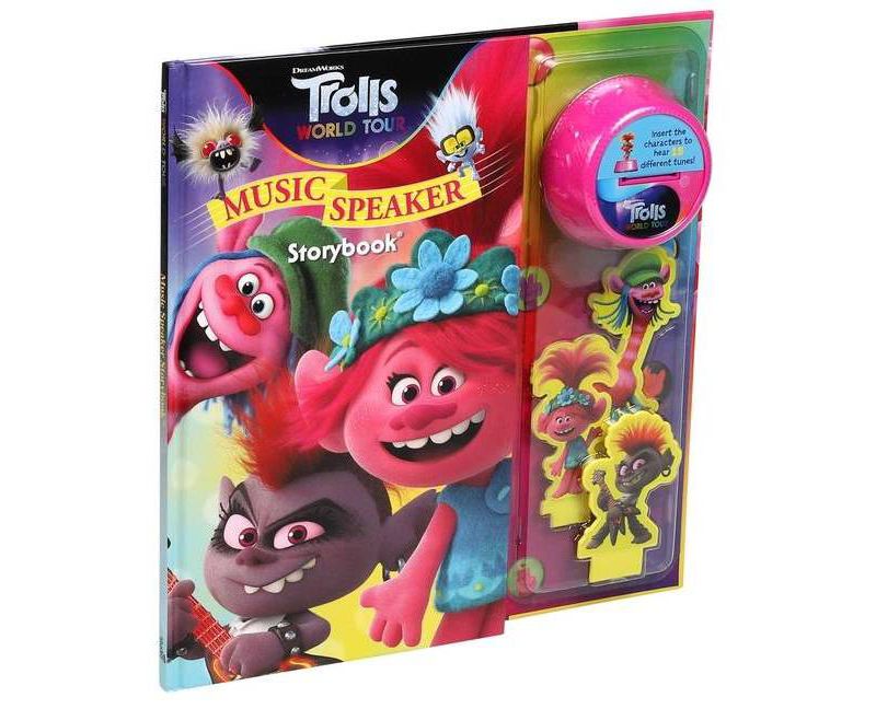 DreamWorks Trolls World Tour: Music Speaker (Music Player Storybook) - by Nancy Parent (Hardcover)