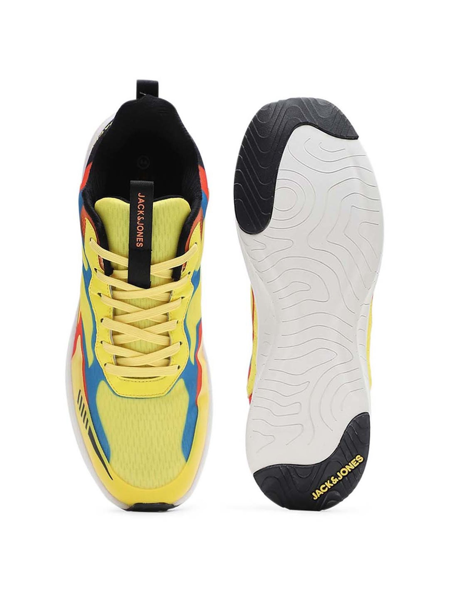 Jack & Jones Men's Blazing Yellow Casual Sneakers