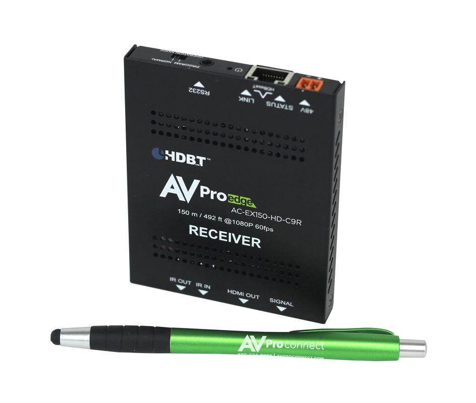 AVPro Edge AC-EX150-HD-C9R 150m IR/RS232 Pass-Through Full HD Standard Cloud 9 Extender (Receiver) w/10-Yr Warranty