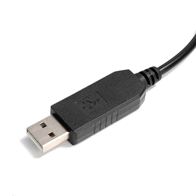 PC001 FTDI USB Programming Cable, Plug and Play, Compatible with Most Analog Two Way Radios with 2-Pin K Plug