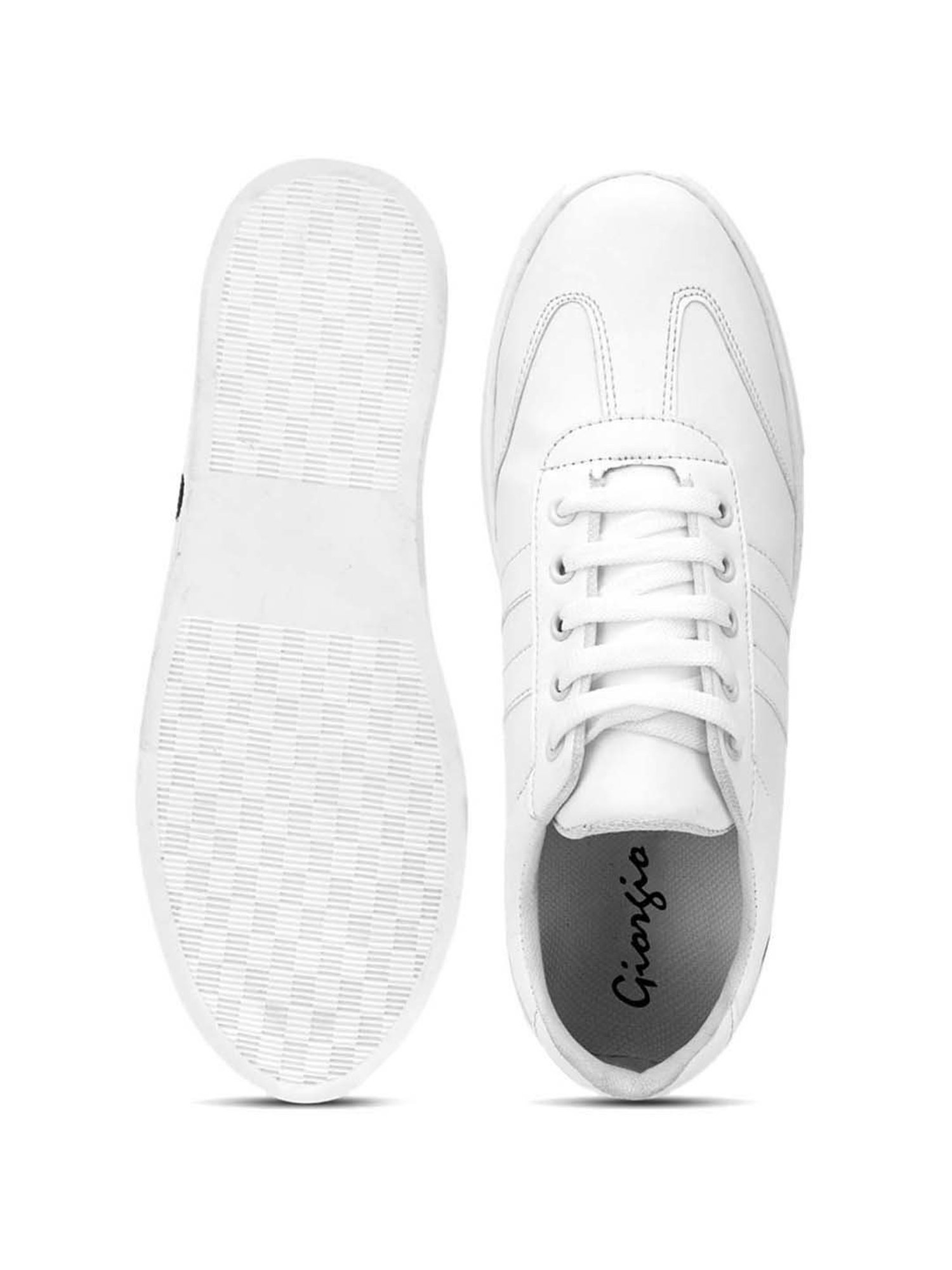 Giorgio Men's White Casual Sneakers