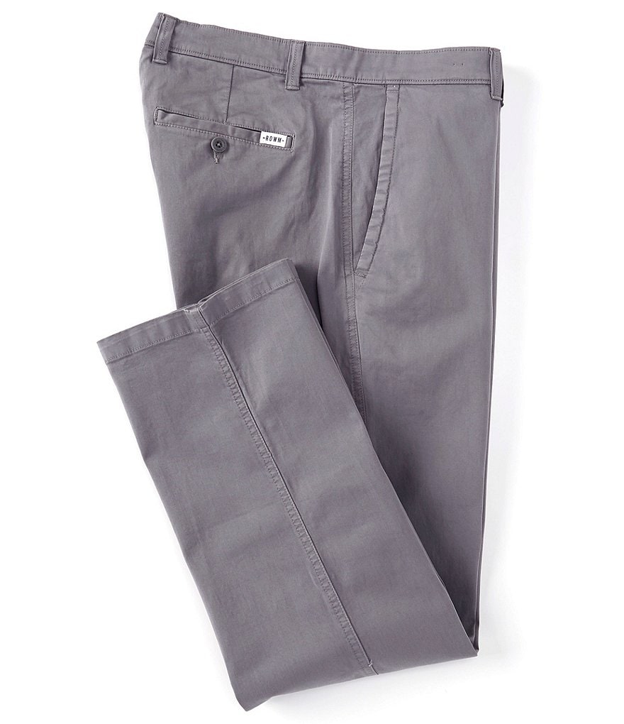 Rowm Straight Fit Garment-Dyed Chino Pants