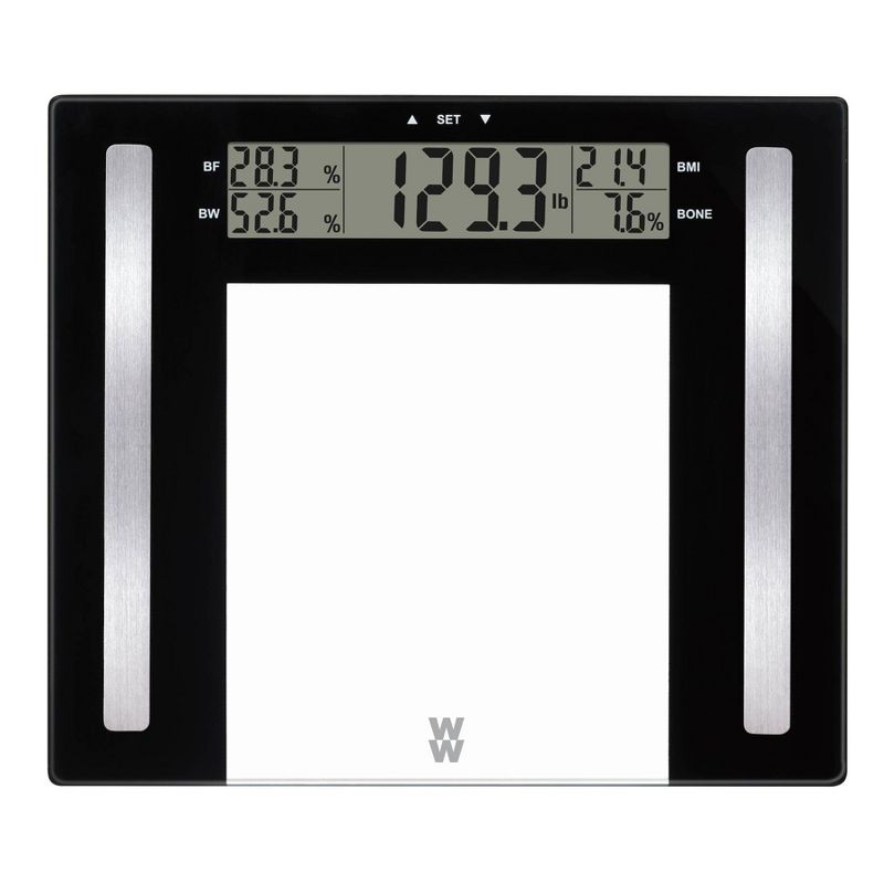 Glass Body Fat Scale Clear - Weight Watchers