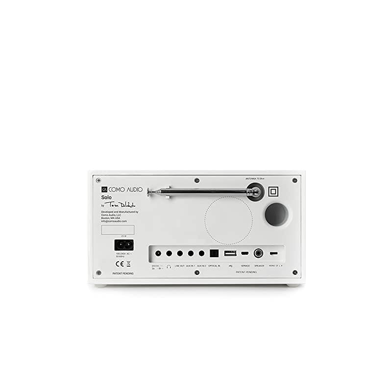 Solo - Wireless Music System with Internet Radio, Spotify Connect, Wi-Fi, FM, and Bluetooth - Piano White