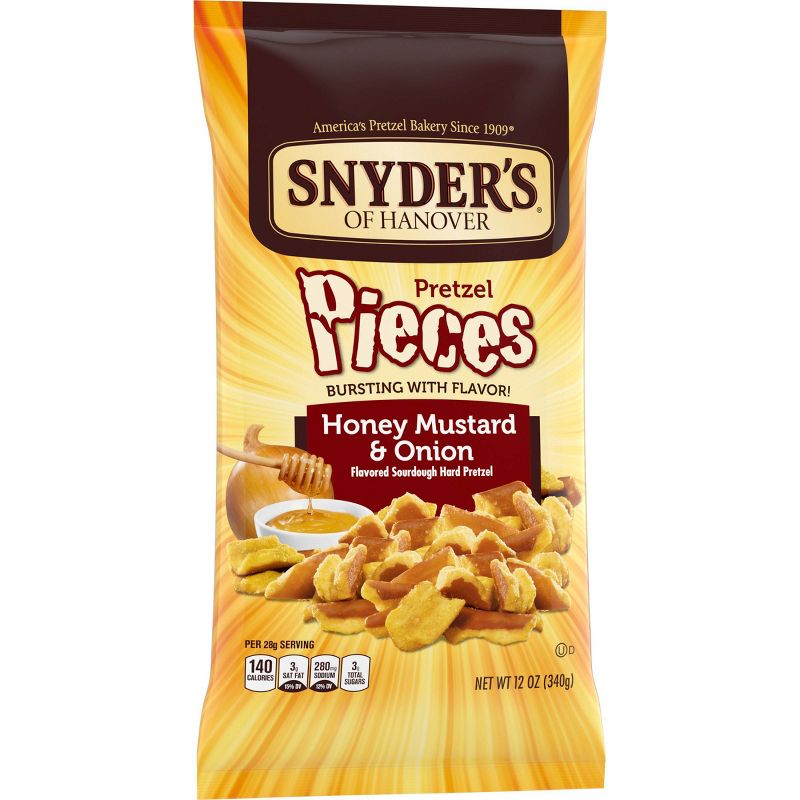 Snyder's of Hanover Honey Mustard and Onion Pretzel Pieces - 12oz