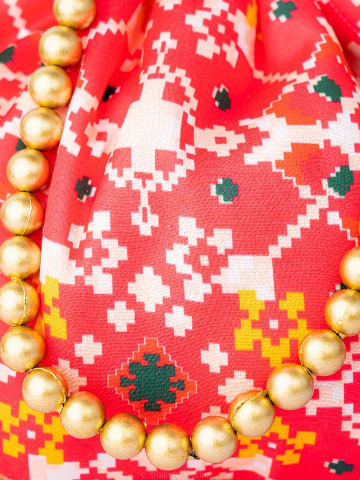 NR by Nidhi Rathi Multi Printed Potli