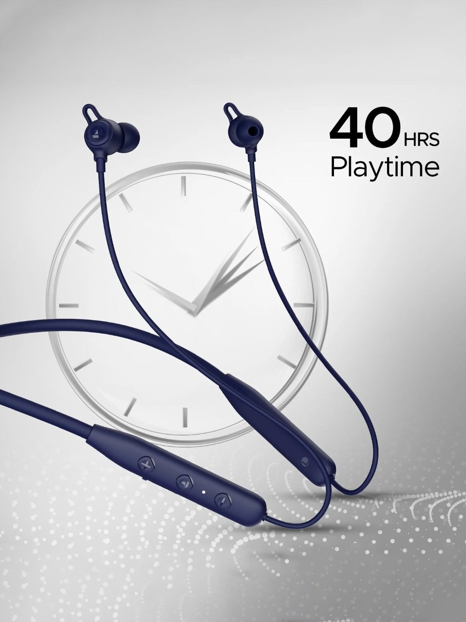 Boat Rockerz 109  Neckband with 40Hrs of Playback (Blue)