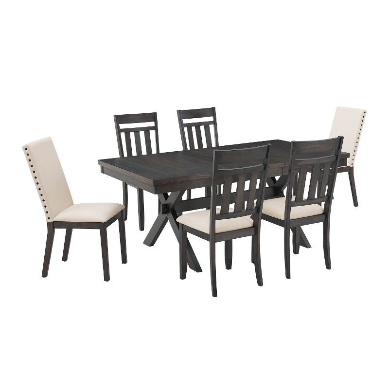 5pc Coya Rustic Bar Height Dining Set Natural - HOMES: Inside + Out