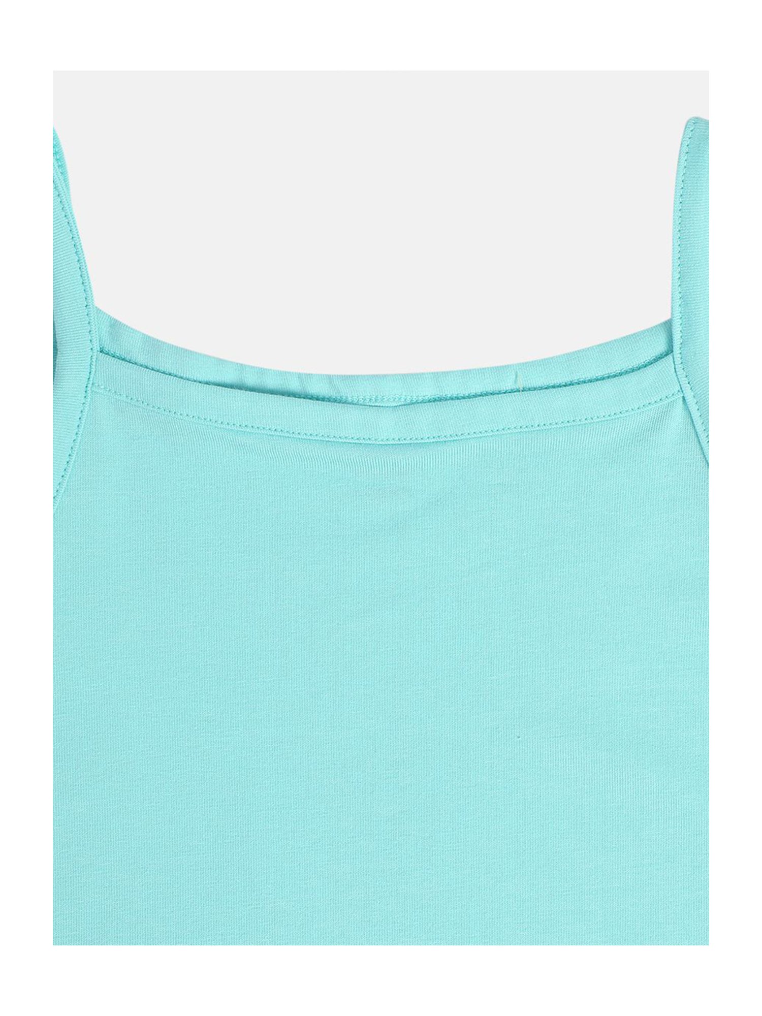 Kiddopanti Kids Black & Pink Solid Camisole (Pack Of 2)