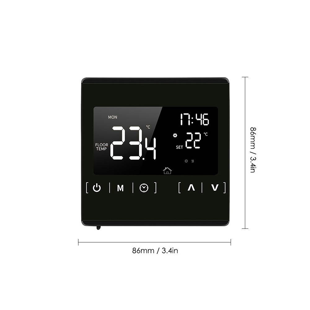Smart LCD Touchscreen Thermostat for Home Programmable Electric Floor Heating System Thermoregulator AC 85-250V Temperature Controller