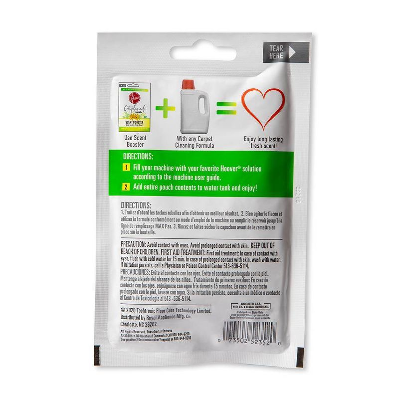 Hoover Clean Complements Scent Booster Pouch 2oz