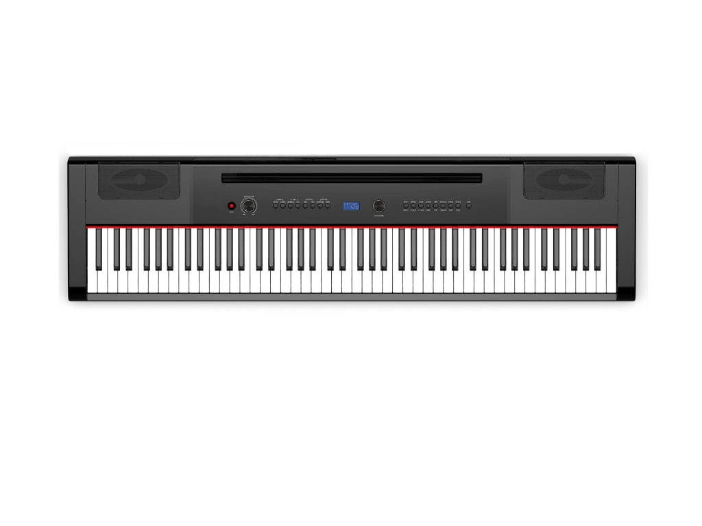 Artesia AM-3 Air 88-Key Weighted Hammer Action Digital Piano Bundle with Sustain Pedal, Power Supply and Two Free Months of Online Lessons from TakeLessons & Bitwig 8-track