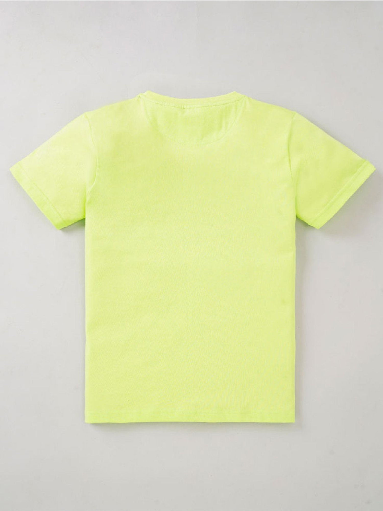 Edheads Kids Green Cotton Printed T-Shirt