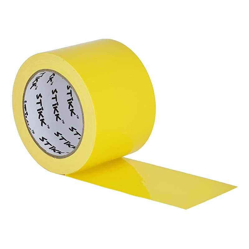 x 25 yd 75 Mil Thick Yellow Duct Tape PE Coated Weather Resistant 283 in 72MM