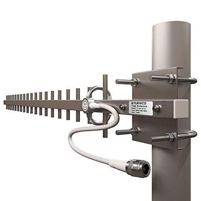 Tupavco TP513 Yagi WiFi Antenna 2.4GHz 17dBi Angle H:25&deg; V:24 Outdoor Directional Wireless