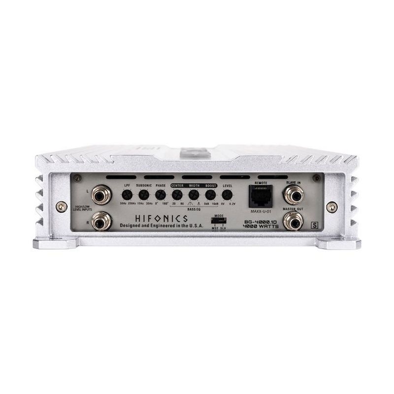Hifonics BG-4000.1D Brutus Gamma Monoblock Super D Class 4000 Watt Car Audio Sound System Subwoofer Speaker Amp Amplifier with Bass Remote