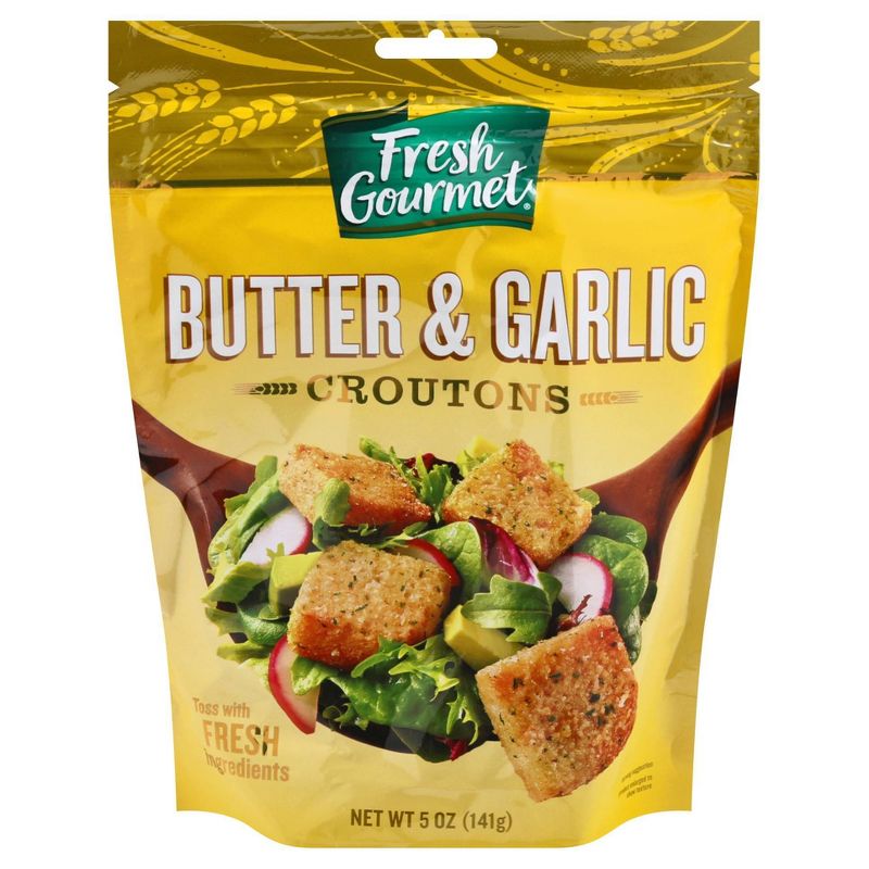 Fresh Gourmet Butter & Garlic Premium Croutons 5oz