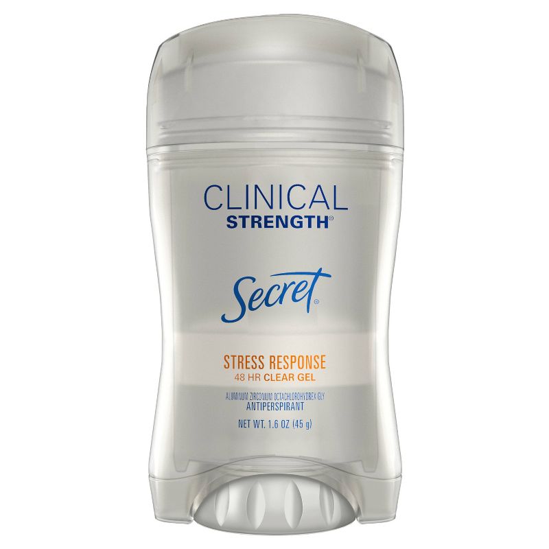 Secret Clinical Strength Antiperspirant & Deodorant Clear Gel Stress Response - 1.6oz