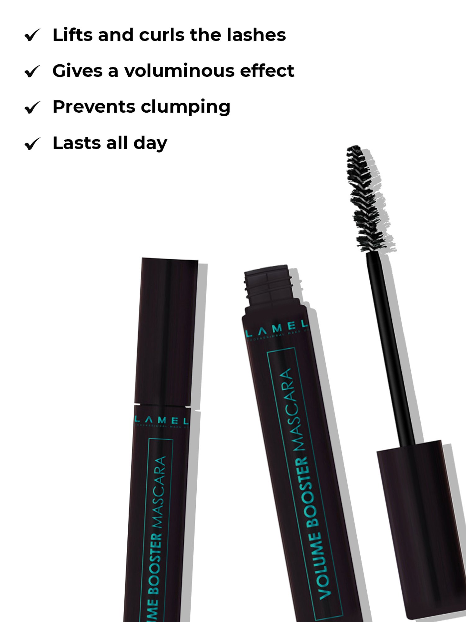 Lamel Volume Booster Mascara Black - 10 ml
