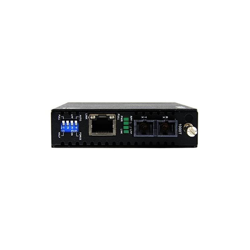 com Multimode MM SC Fiber Media Converter for 1Gbe Network 550m Range Gigabit Ethernet Remote Monitoring 850nm ET91000SC2