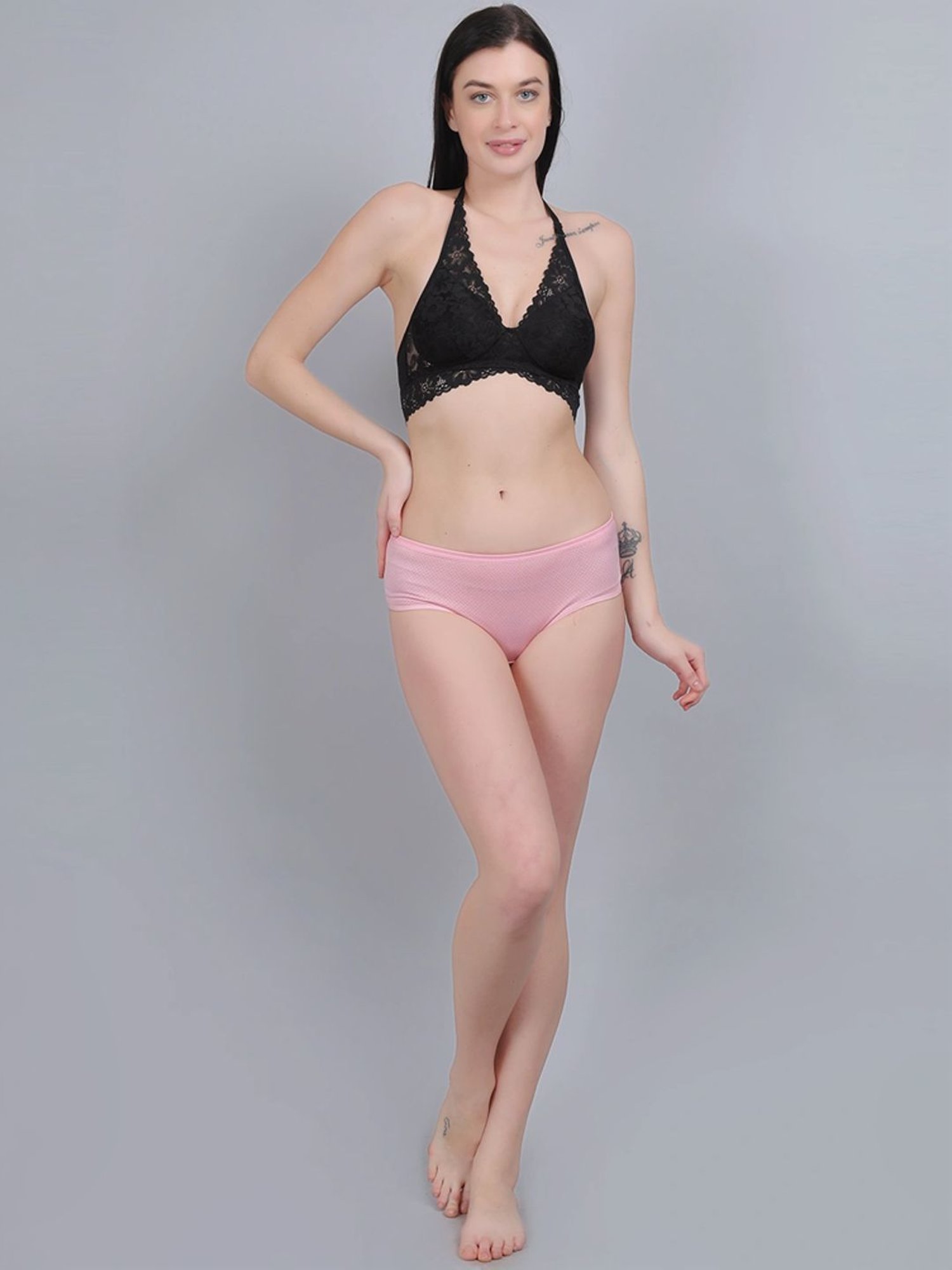 Lyra Assorted Color Cotton Printed Hipster Panties - Pack Of 4