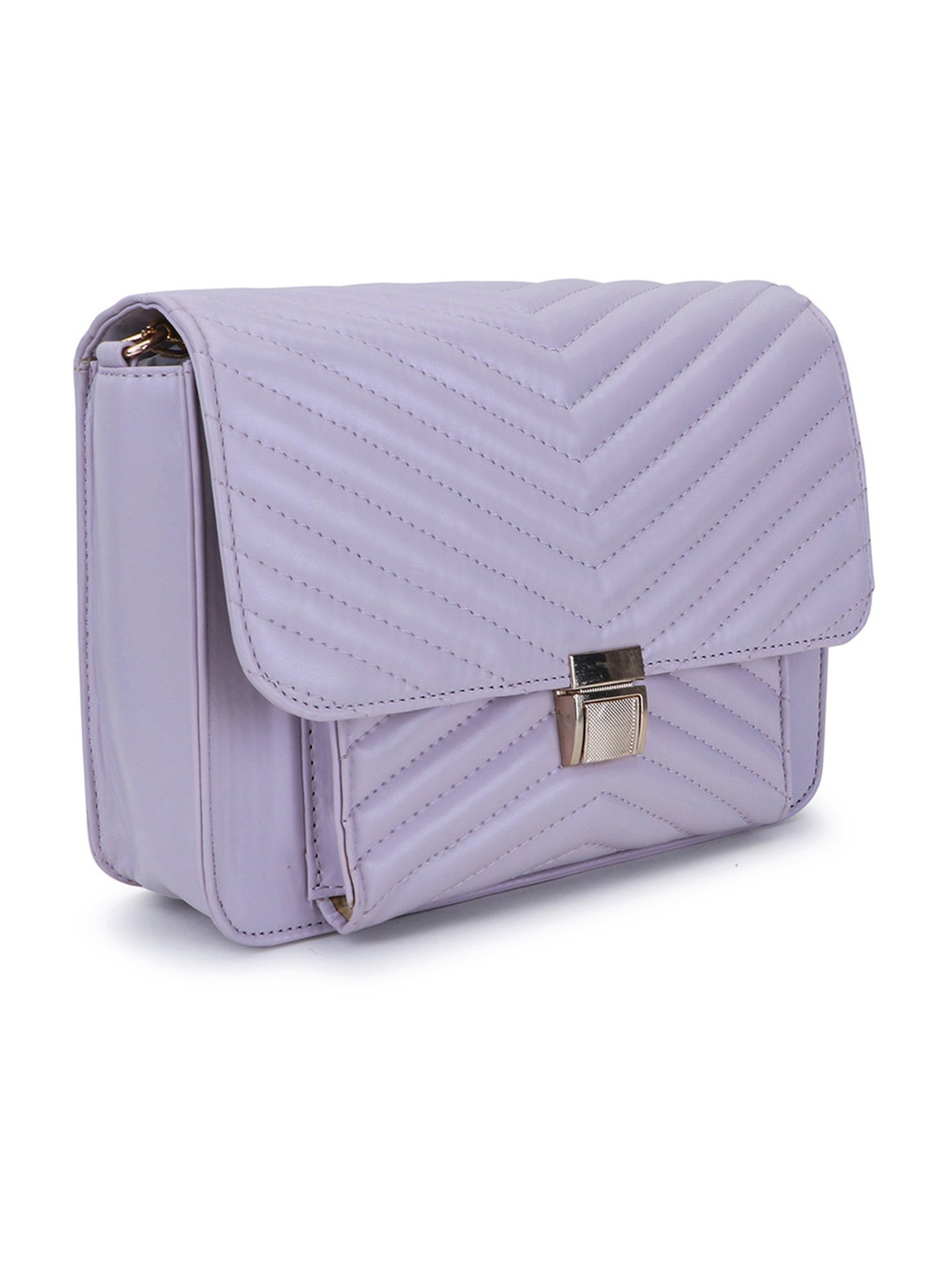 Spice Art lavender Solid Medium Envelope Shaped Cross Body Bag