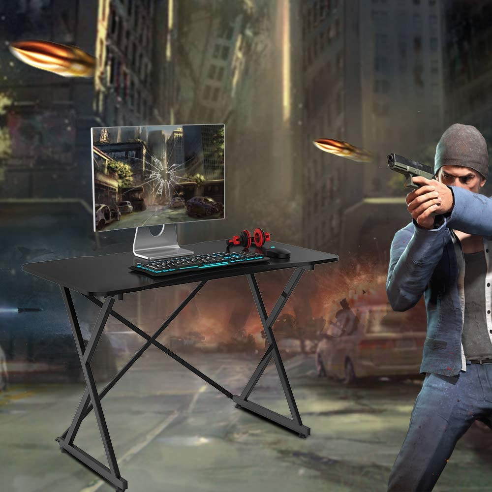 SMUGDESK 43'' PC E-Sports computer desk , Ergonomic Home Office Desk Gamer Workstation Gaming Table