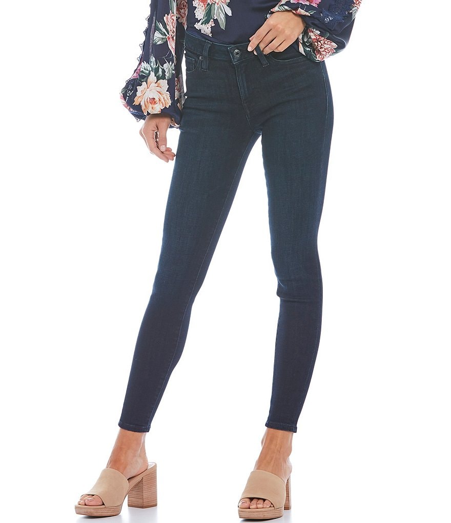 Buffalo David Bitton Alexa Stretch Lightweight Denim Mid Rise Skinny Jeans