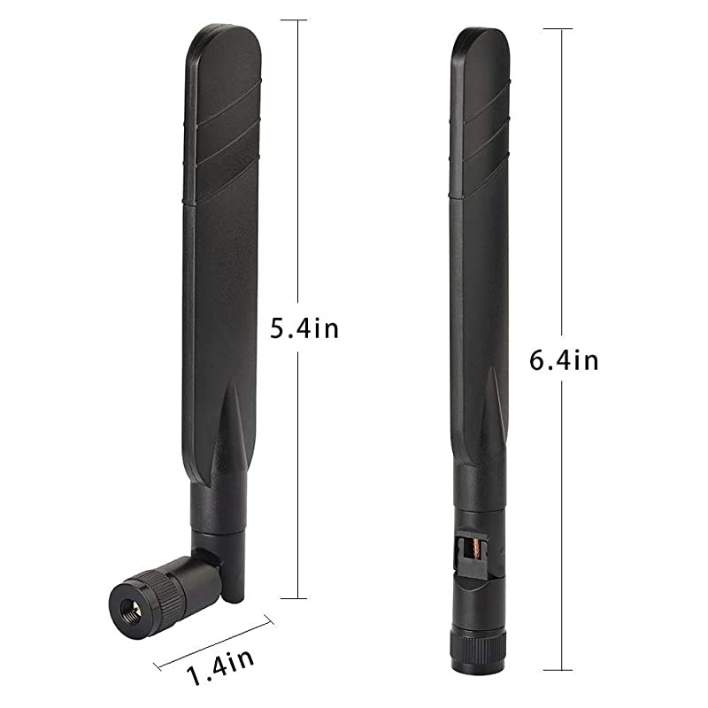 2pcs 5dbi 4G LTE Antenna SMA Plug Male OmniDirectional Compatible with ATampT Verizon Netgear Sierra Airlink Gateway Router Mobile Hotspot Wireless Home Phone MF279 7002600Mhz