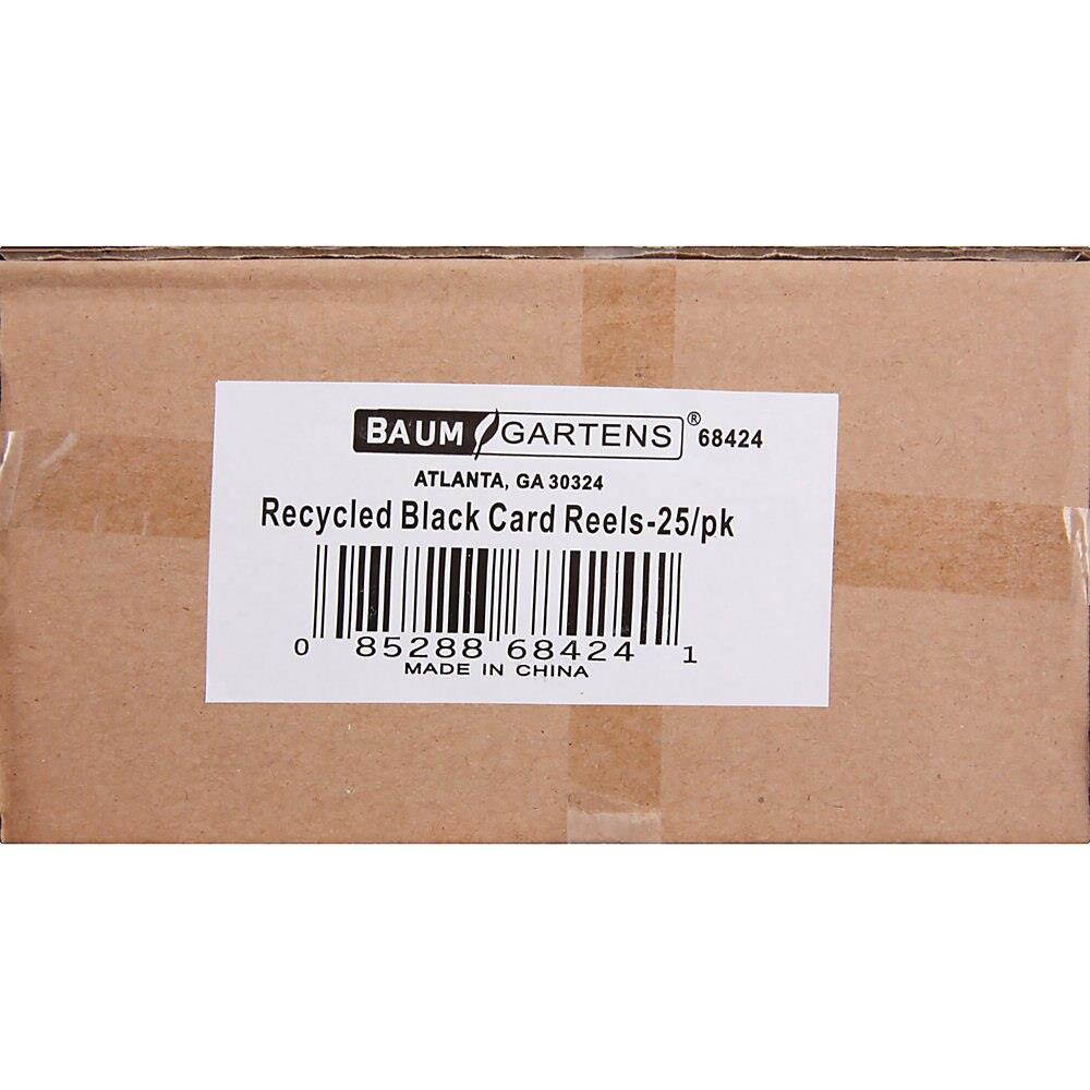 Baumgartens Card Reel with Belt Clip/Strap Extends 30" 25/PK Black 68424