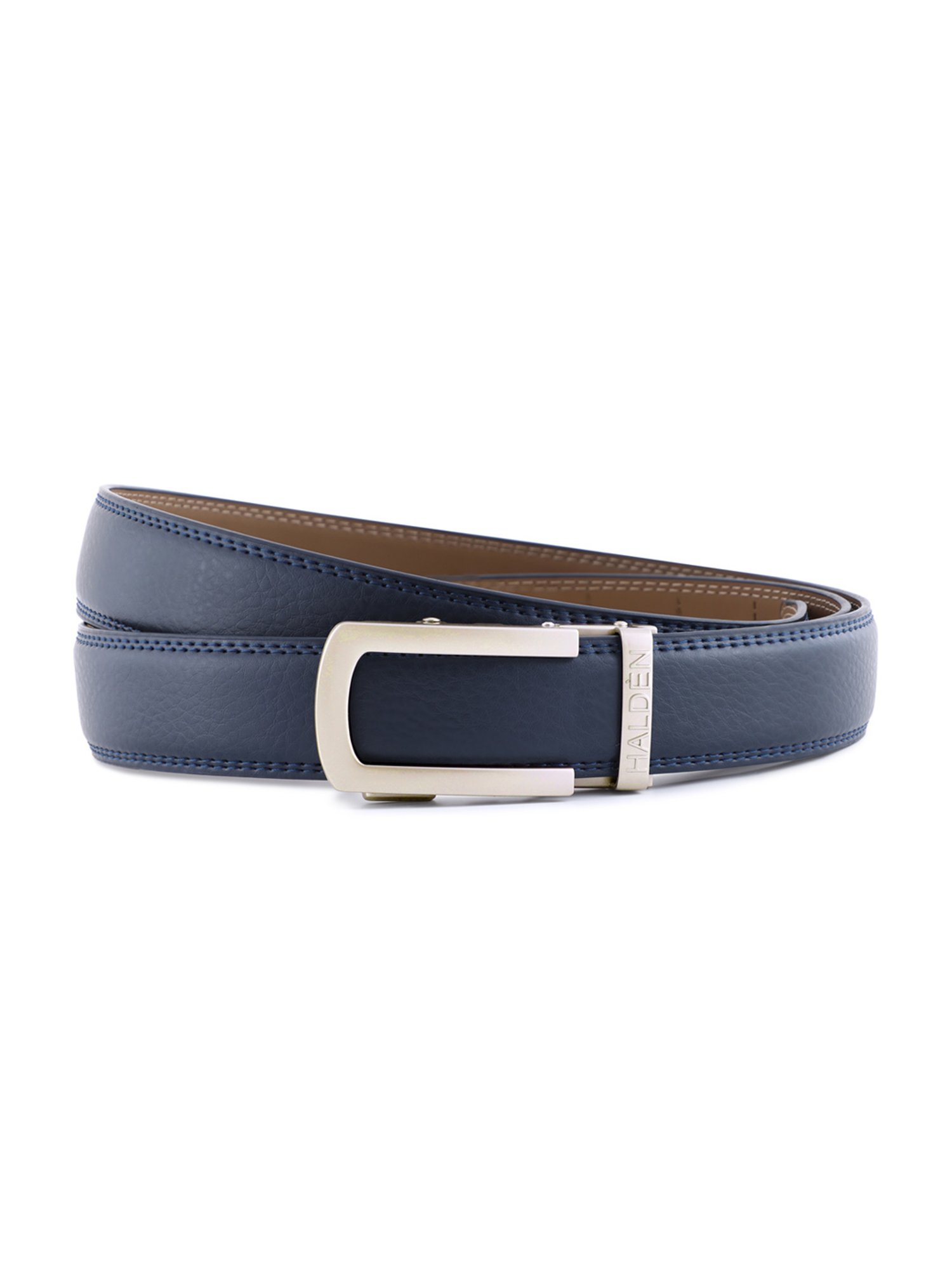 Halden Blue Falcon Formal Belt With Classic Pearl Buckle