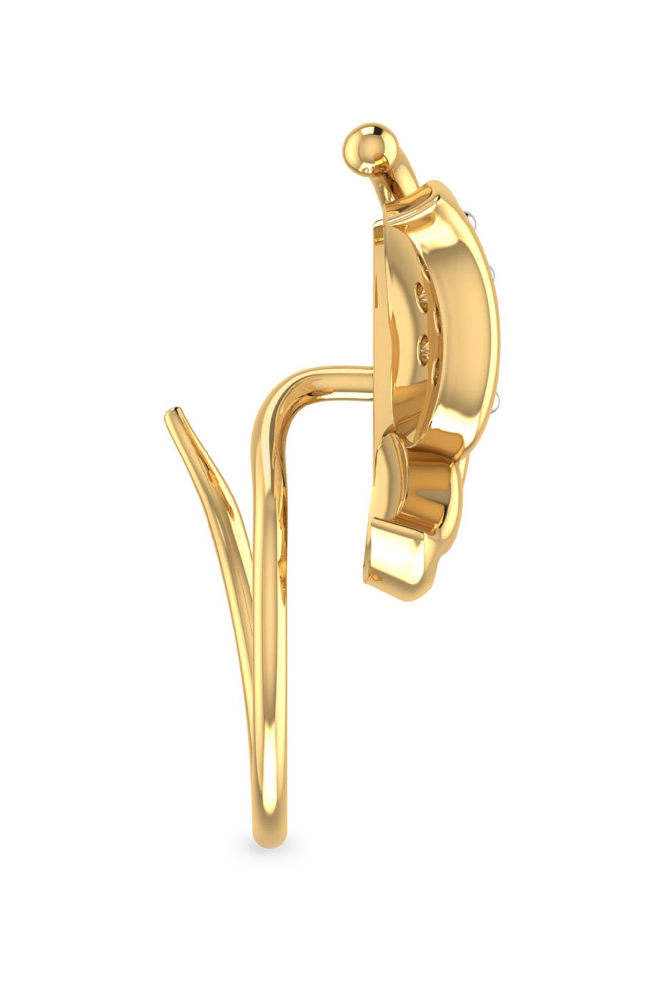 PC Jeweller Darda 22 kt Gold Nosepin