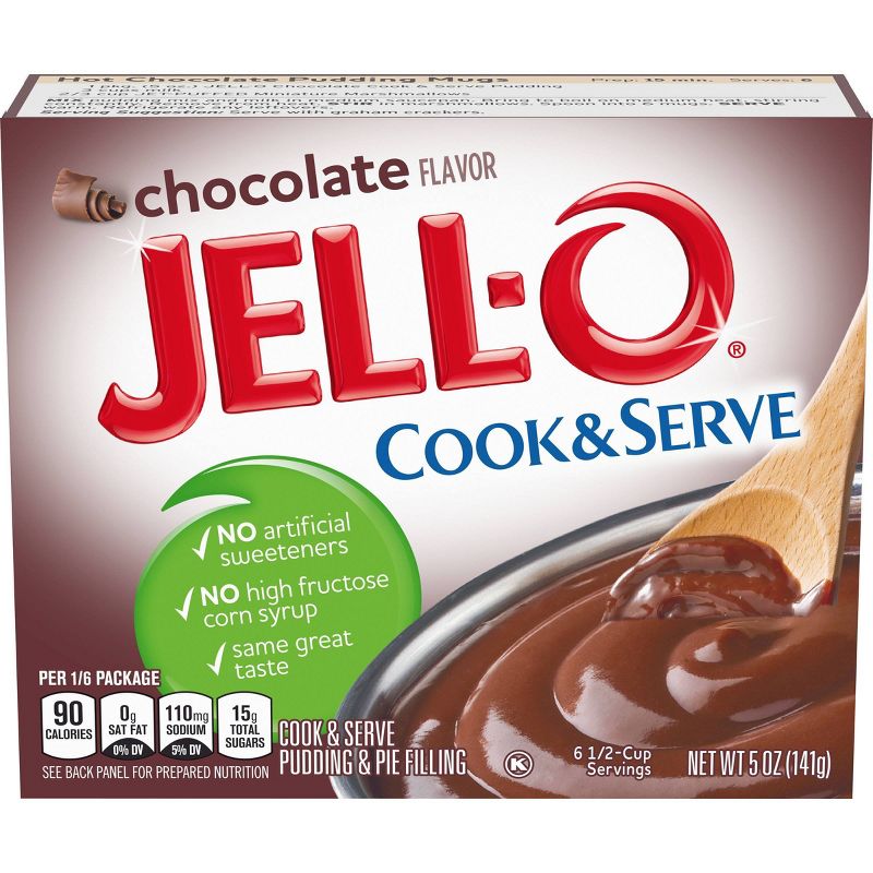 JELL-O Cook & Serve Chocolate Pudding - 5oz